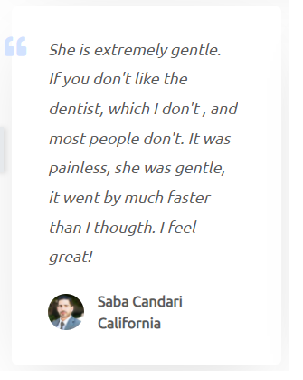 patient Saba Candari review